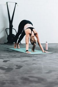 stretching at home