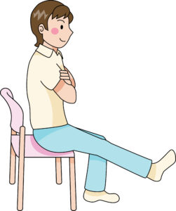 seated knee extension