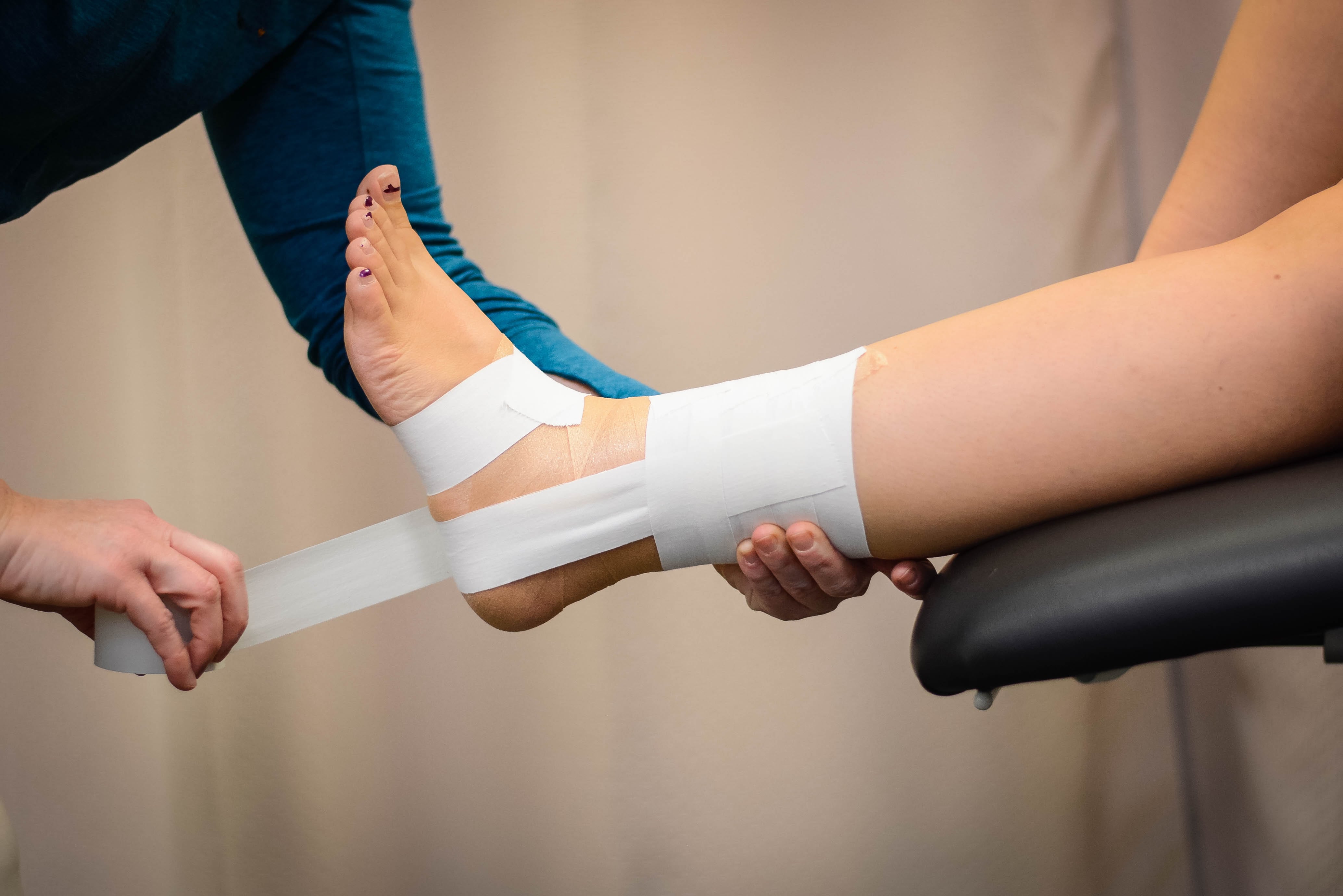ankle taping treatment In Oakville