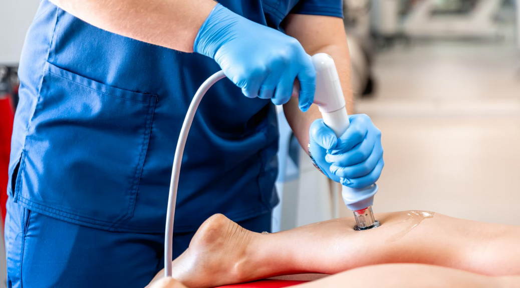 Shockwave Therapy on the Calf
